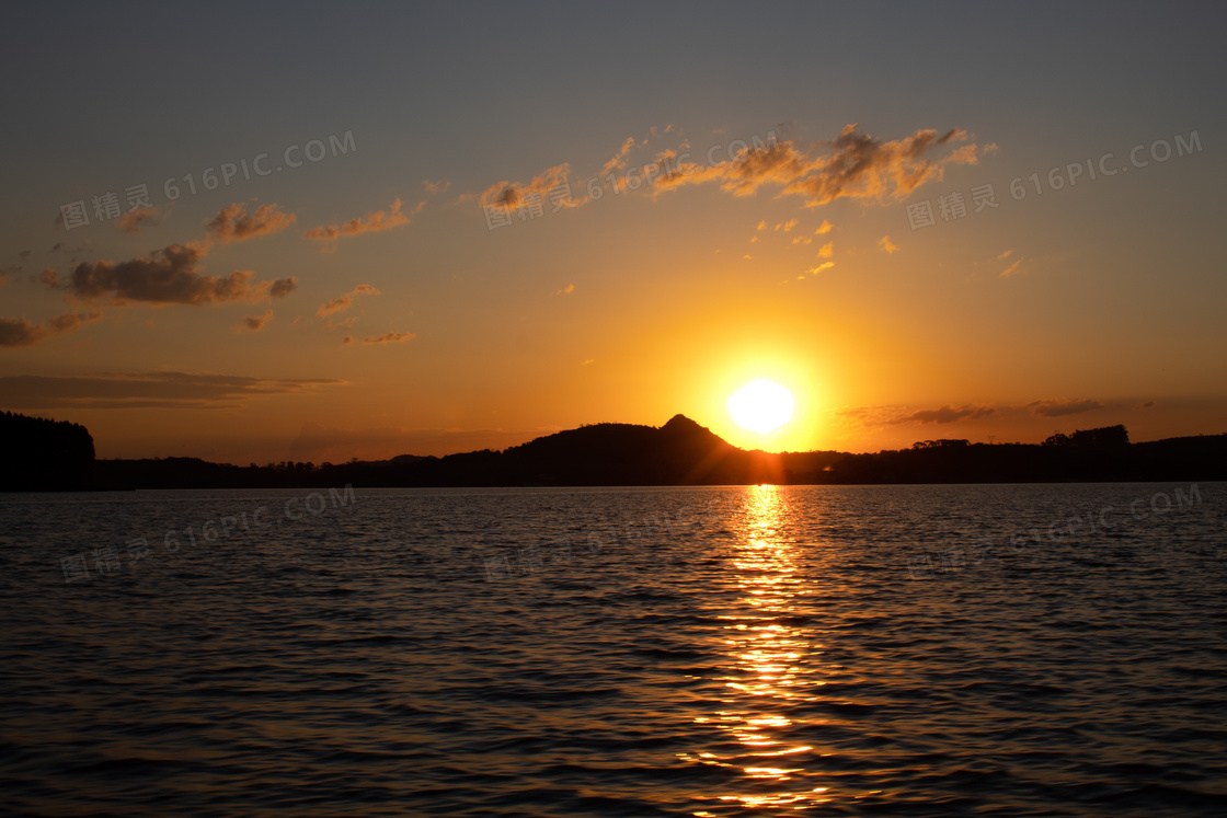 海平面夕阳西下jpg图片免费下载 编号1x2h75mkv 图精灵