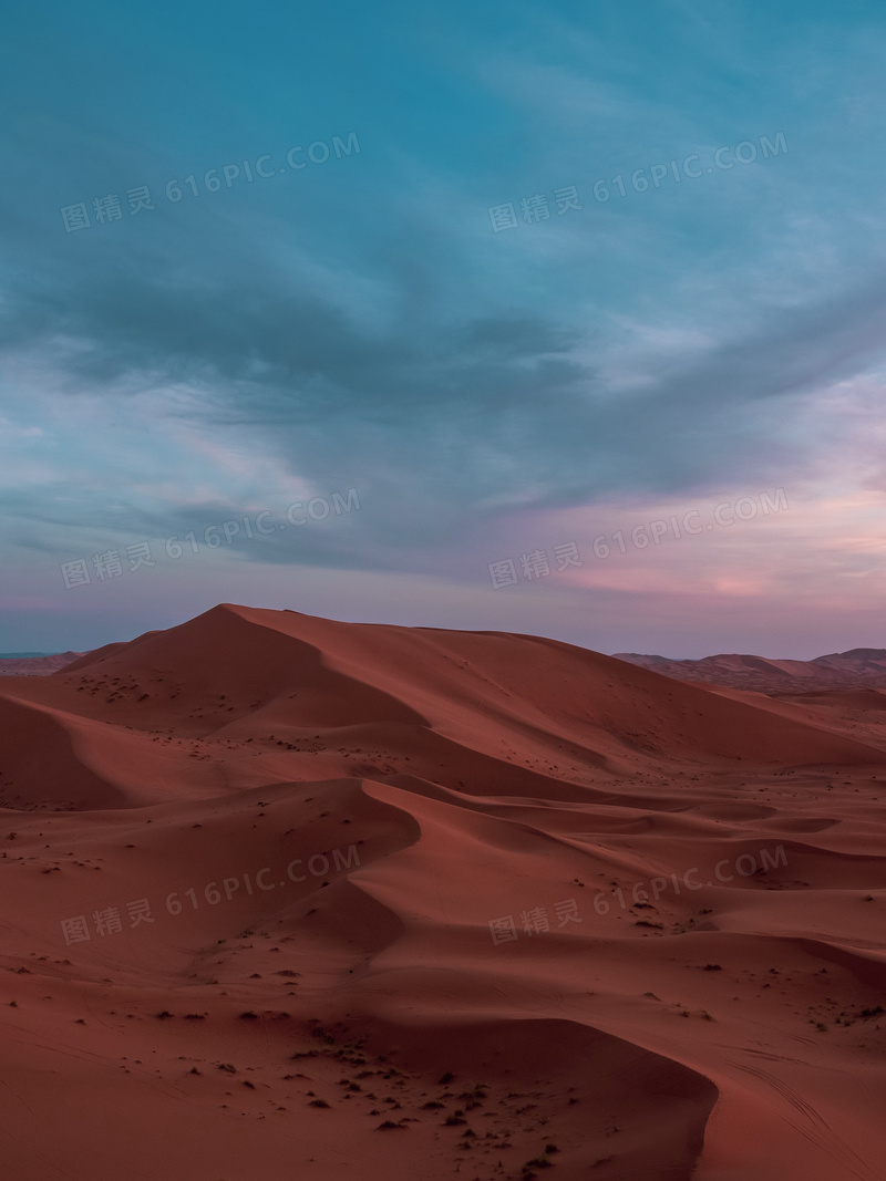 沙漠沙丘唯美风景图片