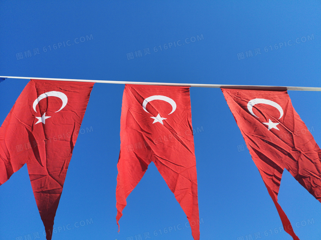 土耳其旗帜图片