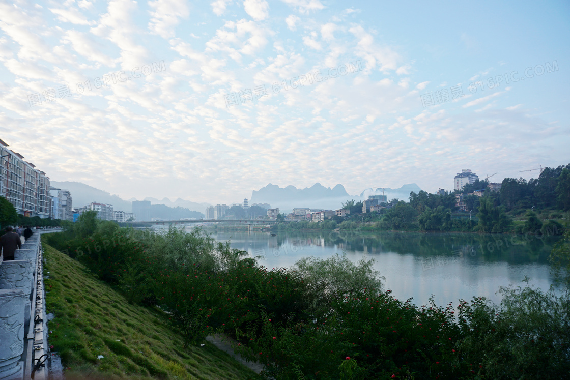 广西环江县旅游风光高清摄影图片