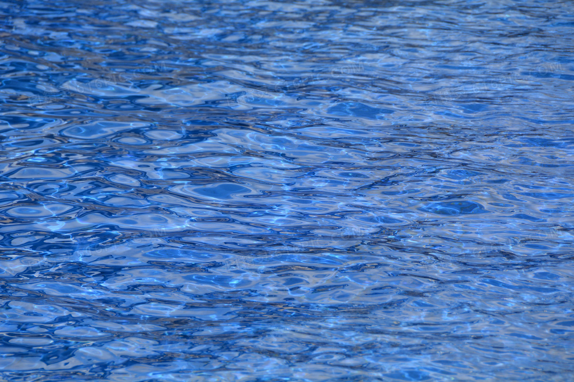 湛蓝海水自然风光特写摄影高清图片