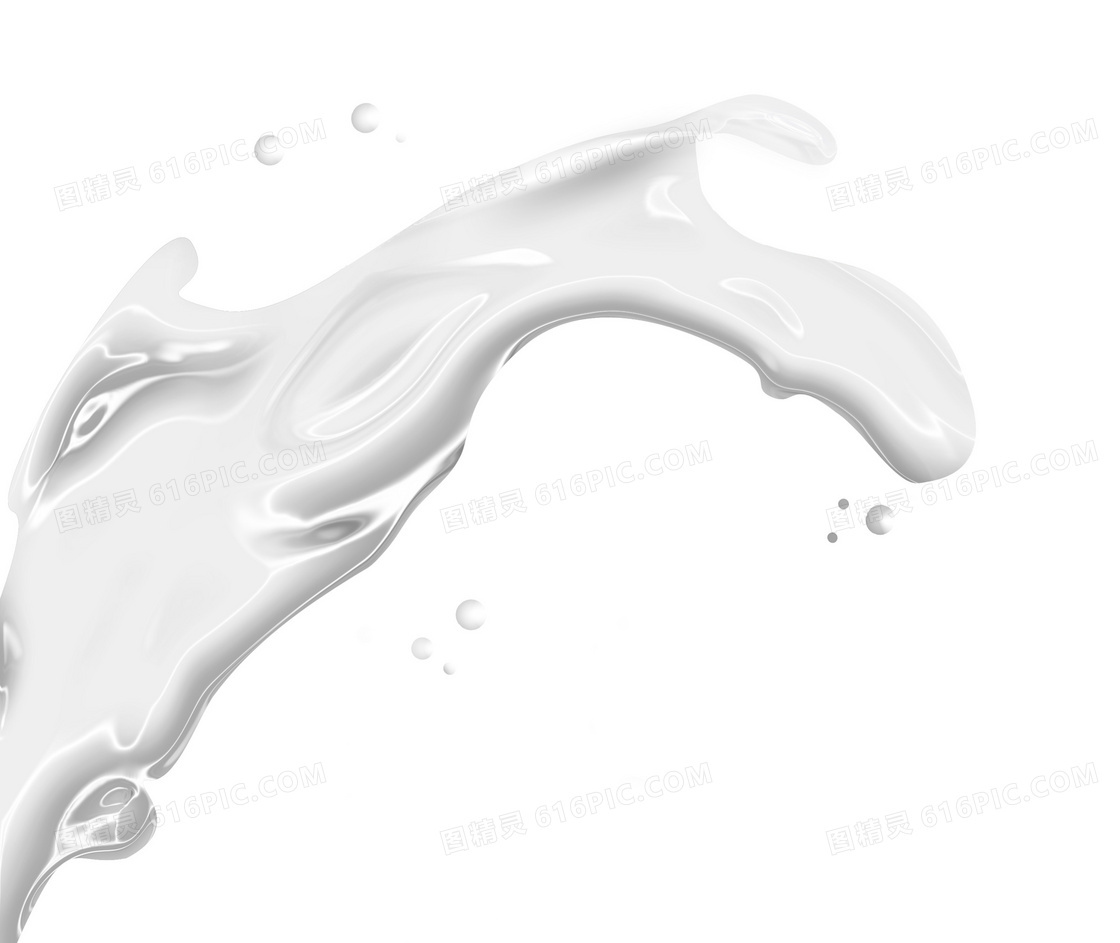 飞溅效果流体牛奶创意设计高清图片