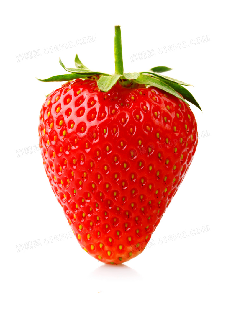红色新鲜草莓近景特写摄影高清图片