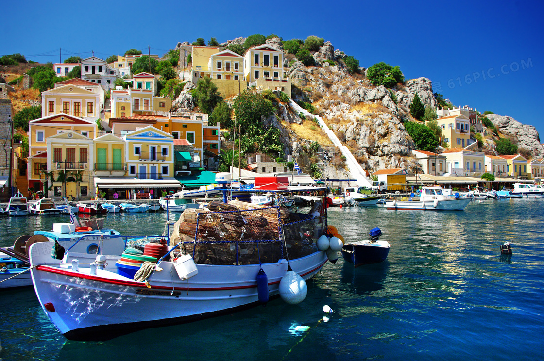 南欧希腊旅游自然风光摄影高清图片