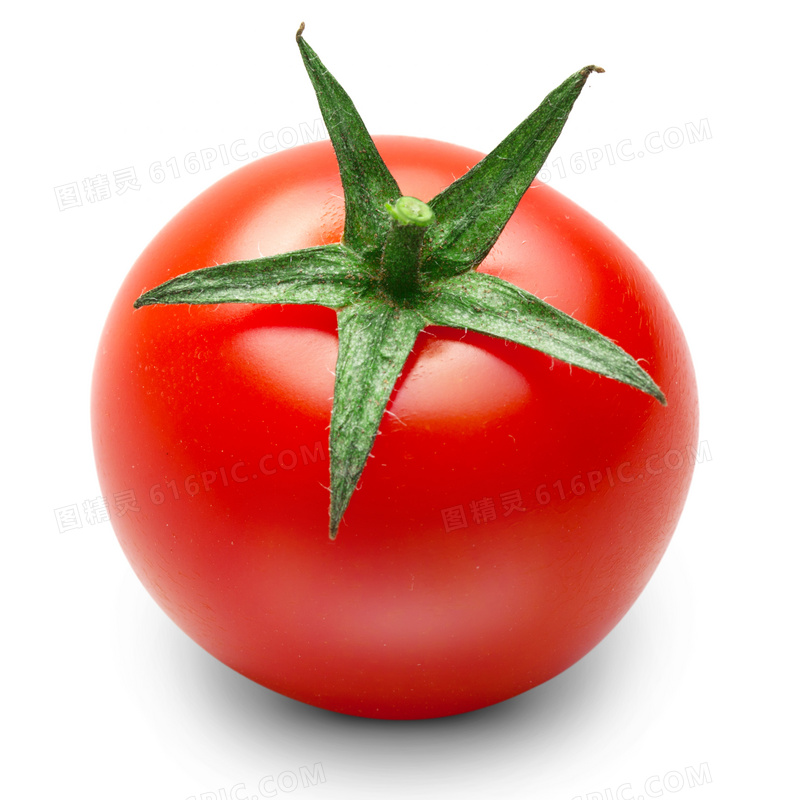 红彤彤的番茄近景特写摄影高清图片