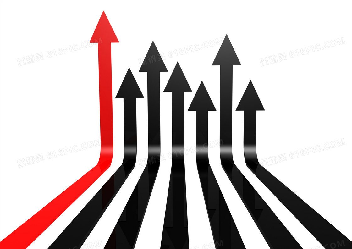 向上延伸的红黑色箭头创意高清jpg图片免费下载_编号z2ohnk75v_图精灵