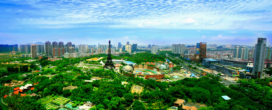 深圳世界之窗全景摄影图片