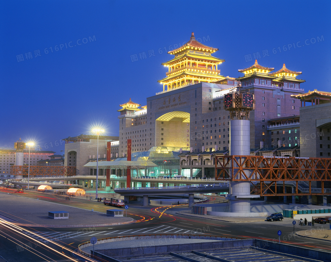 北京西站摄影图片素材