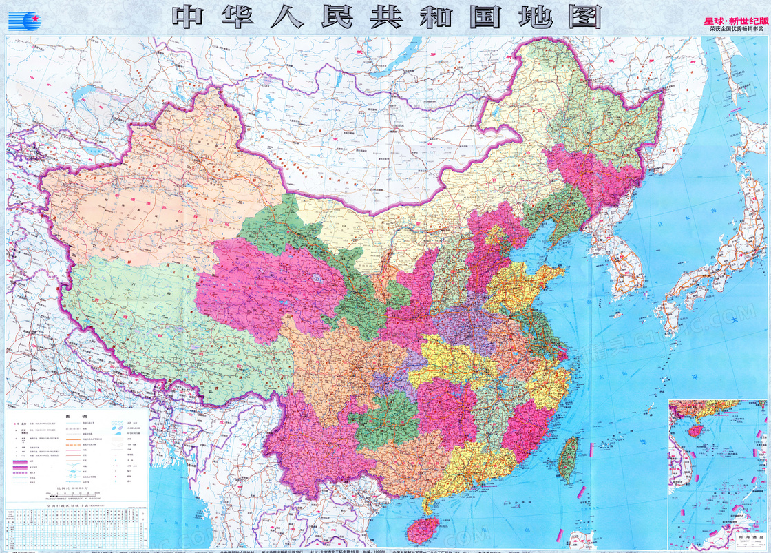 高精度中国地图素材jpg图片免费下载