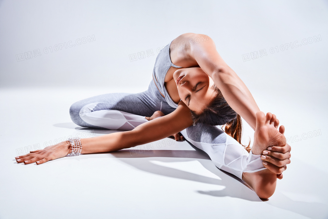 瑜伽运动美女人物写真摄影高清图片