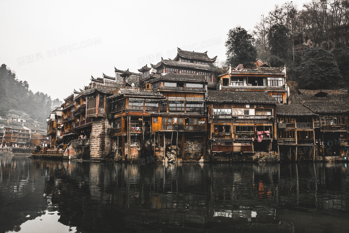 湖南凤凰古城旅游风光摄影高清图片