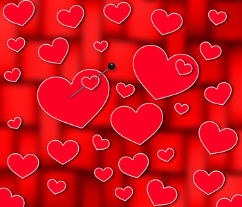 桃心背景图片素材