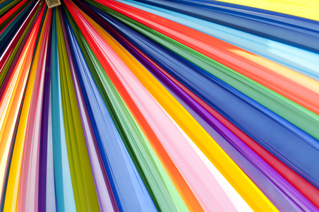 缤纷色彩布条组成的背景高清摄影图片