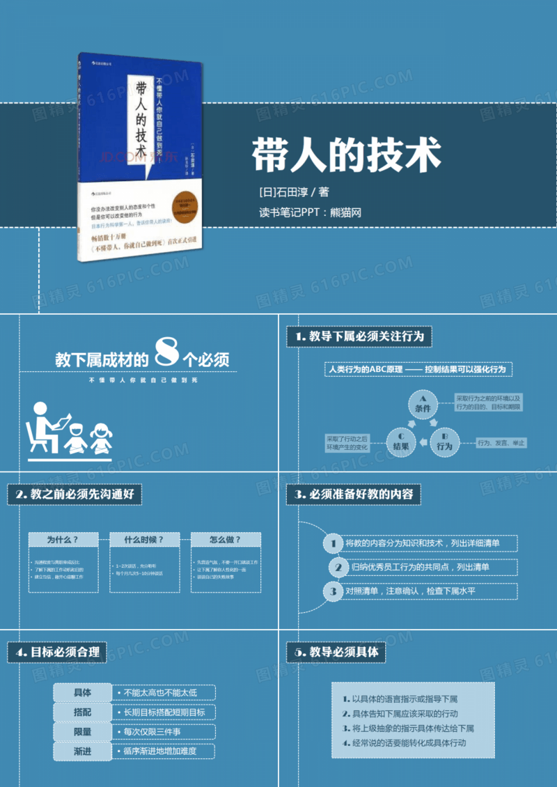 带人的技术读书笔记PPT作品