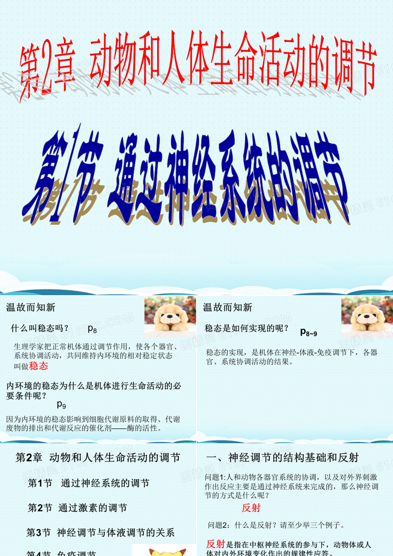 2.1通过神经系统的调节--高中生物人教版必修三必修3人民教育出版社PPT课件普通高中