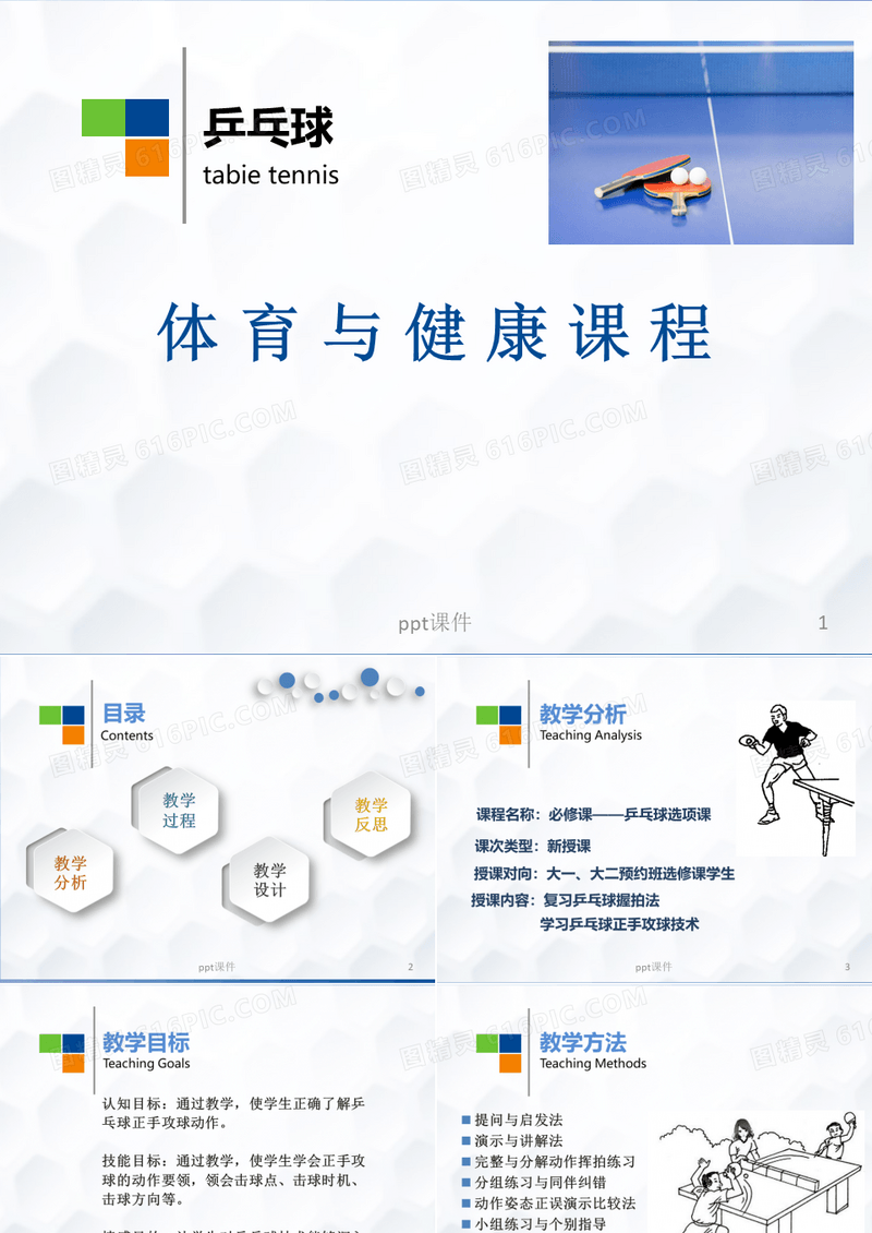 乒乓球正手攻球说课  ppt课件
