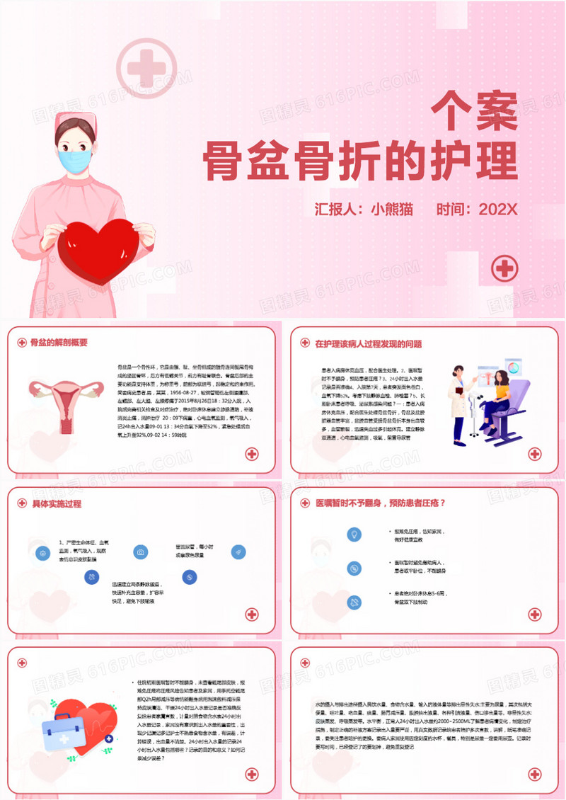 个案骨盆骨折的护理PPT模板