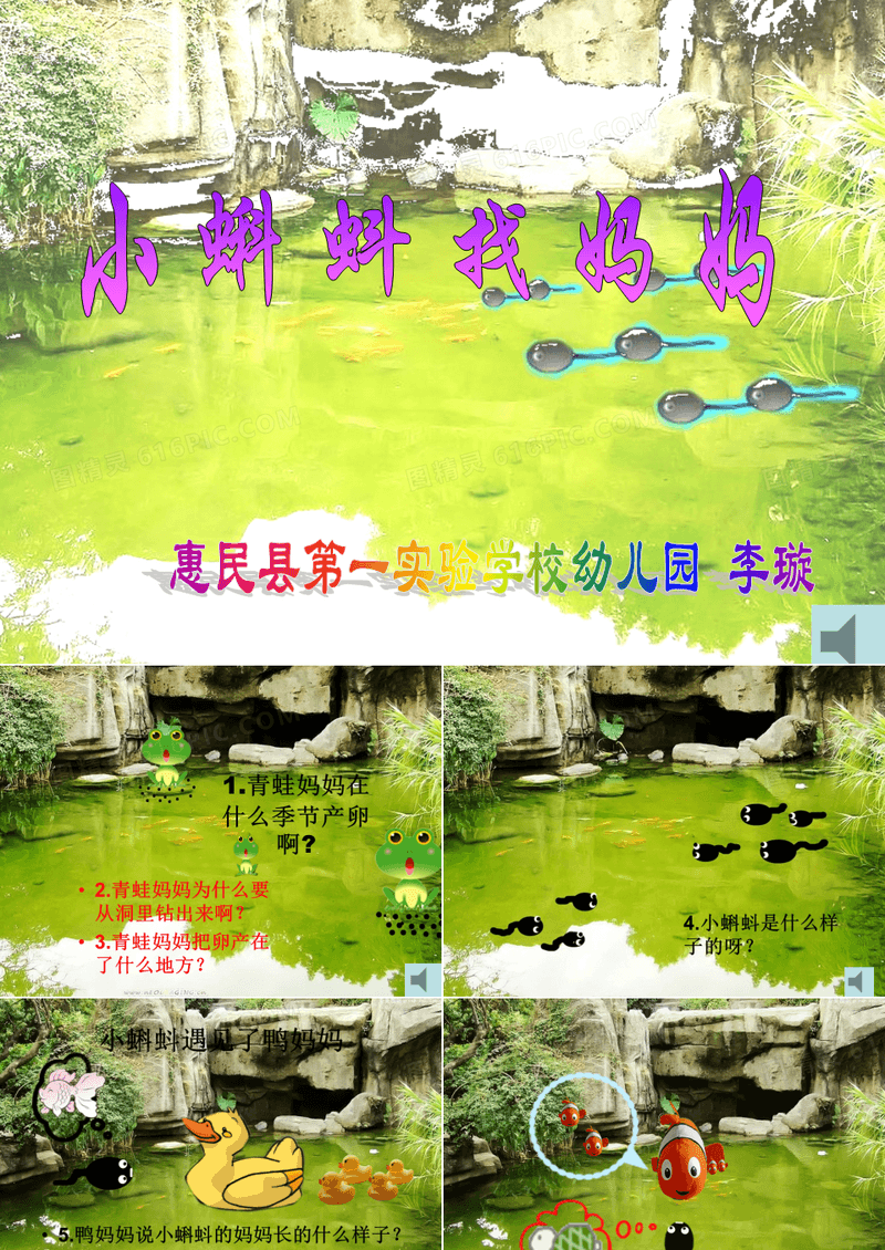 小蝌蚪找妈妈课件