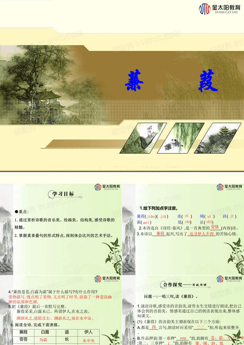 蒹葭蒹葭