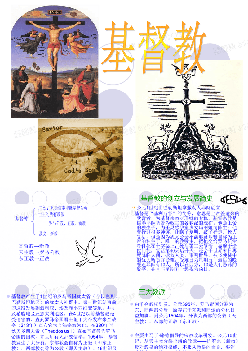 基督教PPT模板