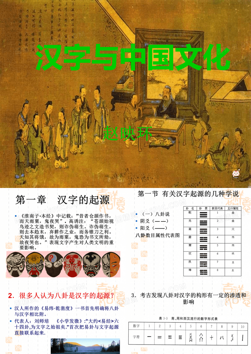 04第四章 汉字与中国文化新(汉字起源与发展)