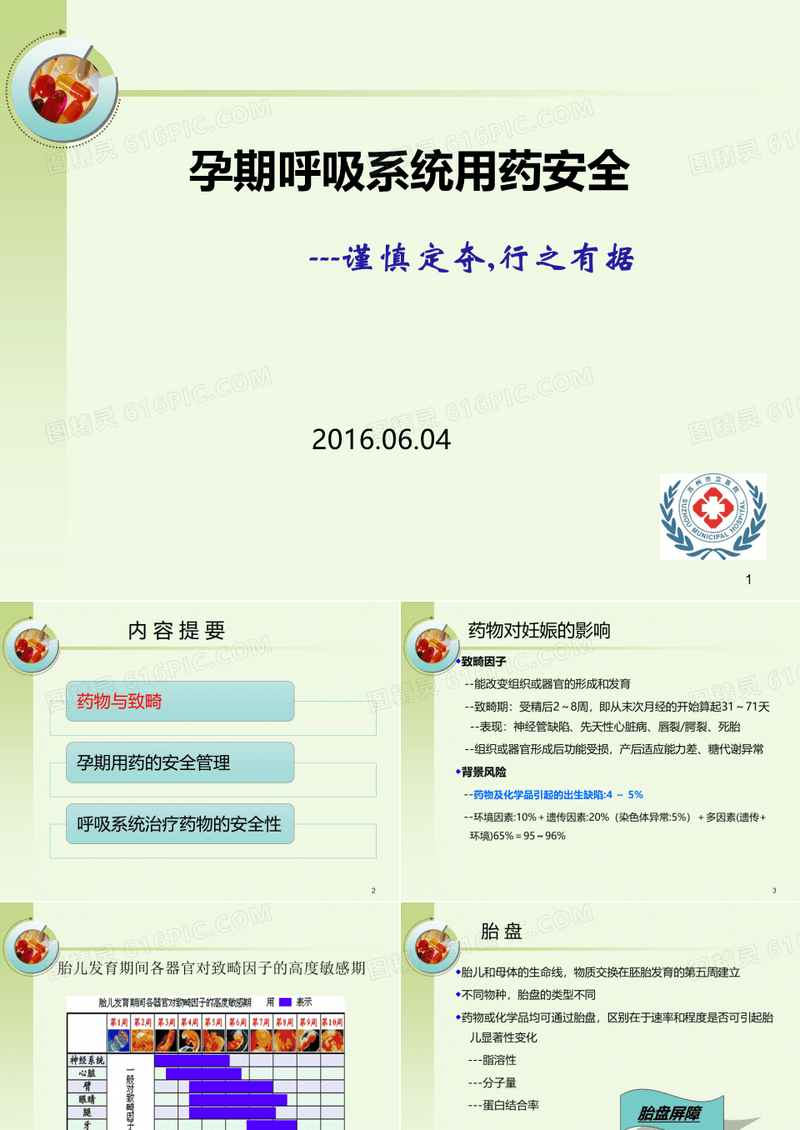 孕期呼吸系统用药安全