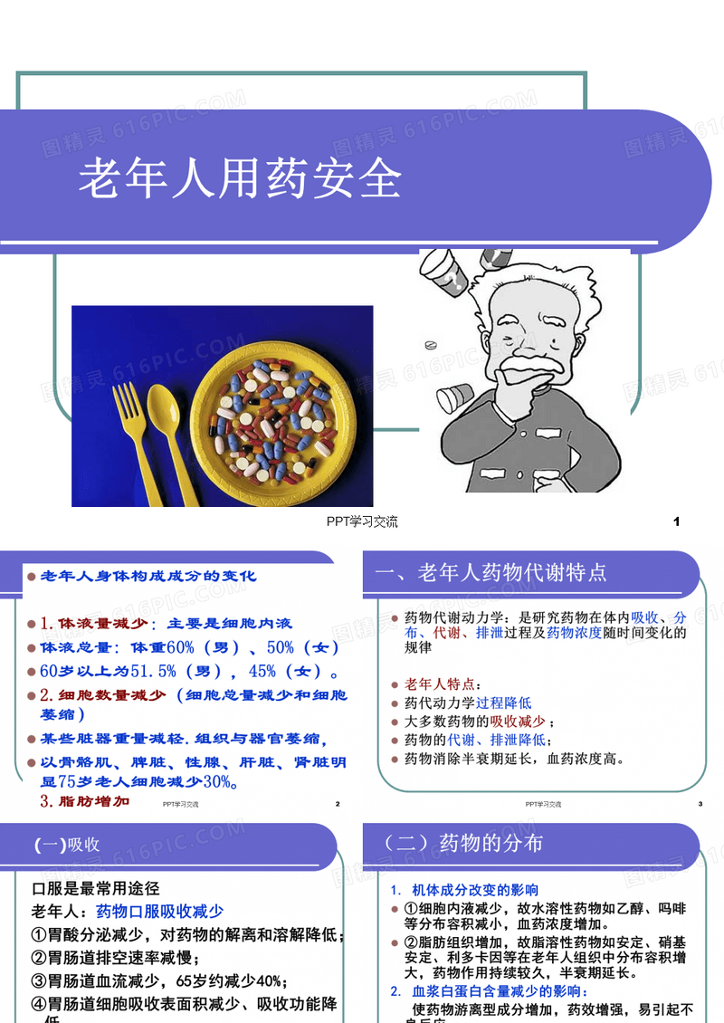 老年人用药安全PPT