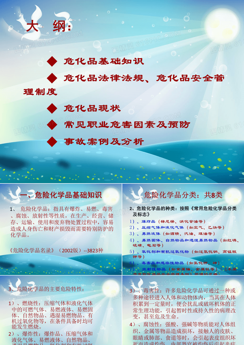 危化品从业人员安全教育培训课件