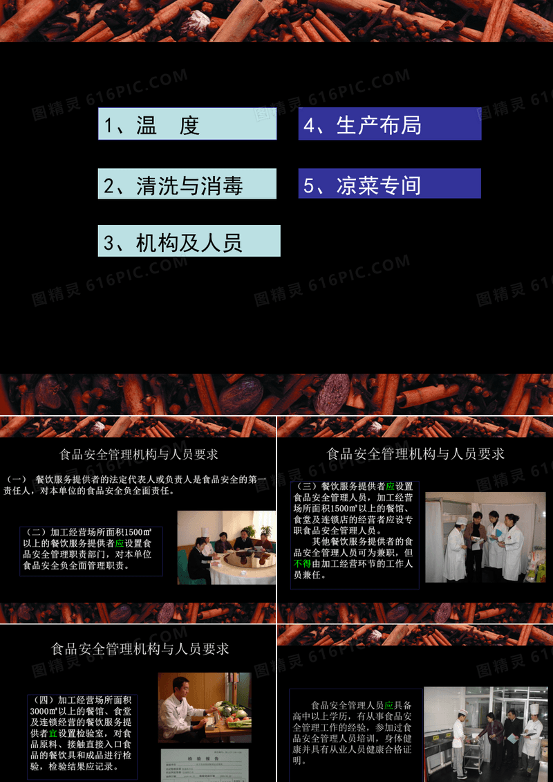 食品安全从业人员培训材料下PPT课件