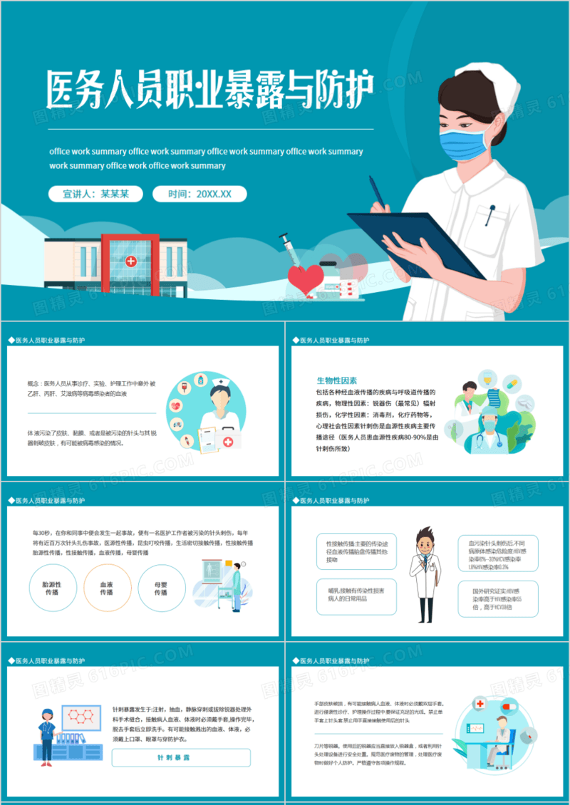医务人员职业暴露与防护动态PPT