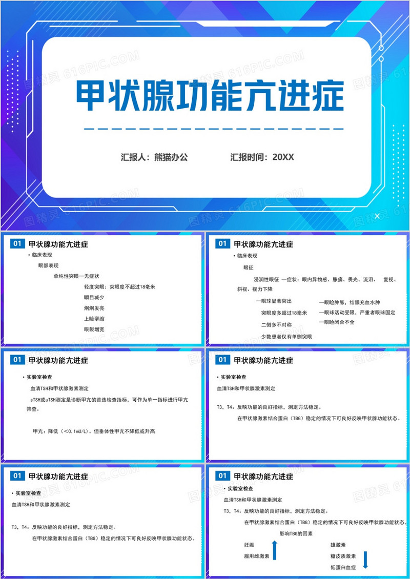 甲状腺功能亢进症甲亢危象护理查房PPT模板