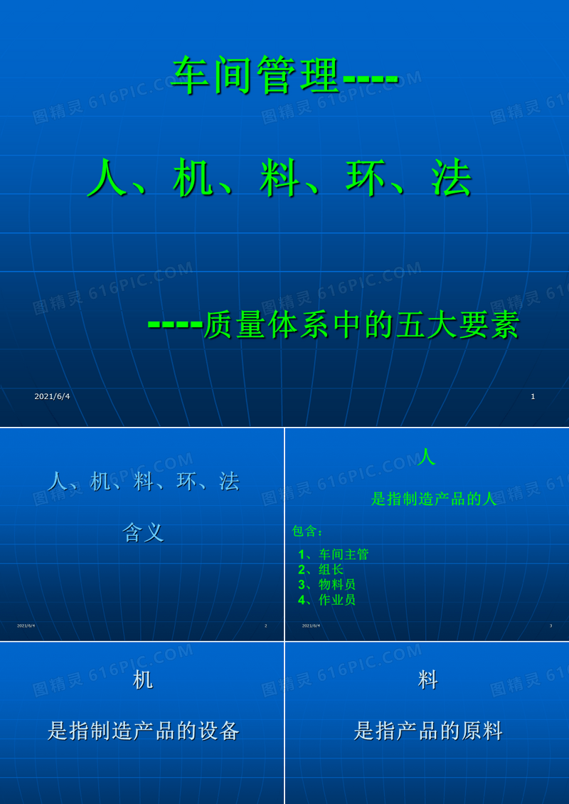 人机料环法PPT课件