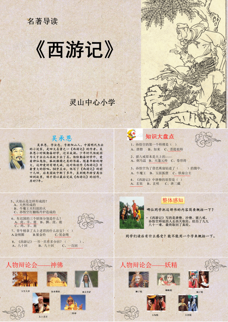 西游记阅读指导课课件