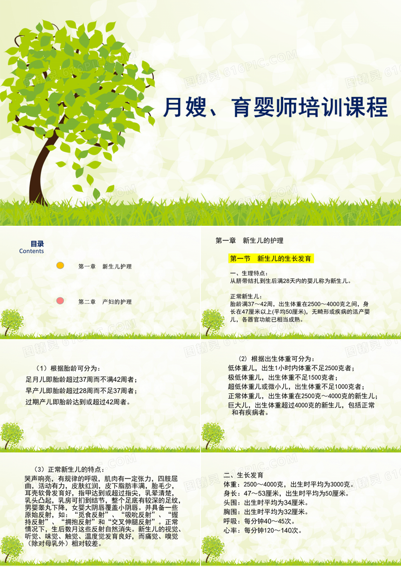 月嫂、育婴师培训课程