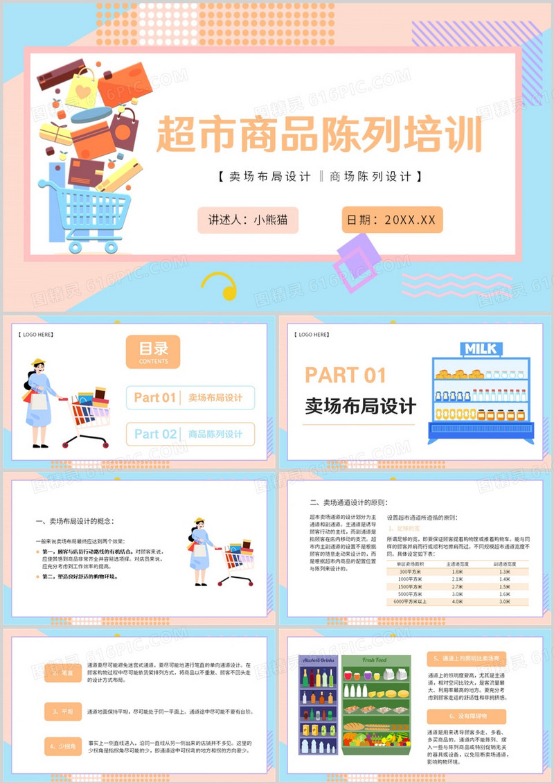 超市商品陈列培训企业培训PPT模板
