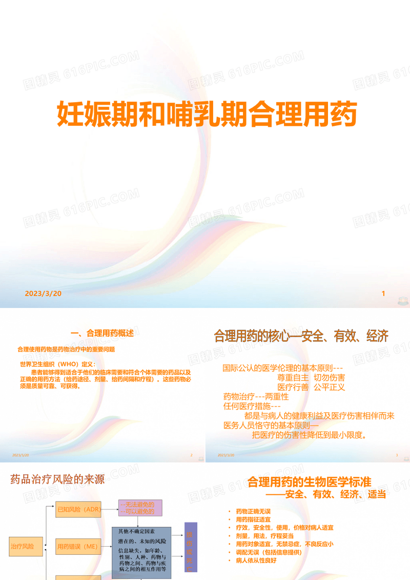 妊娠孕妇用药安全PPT课件
