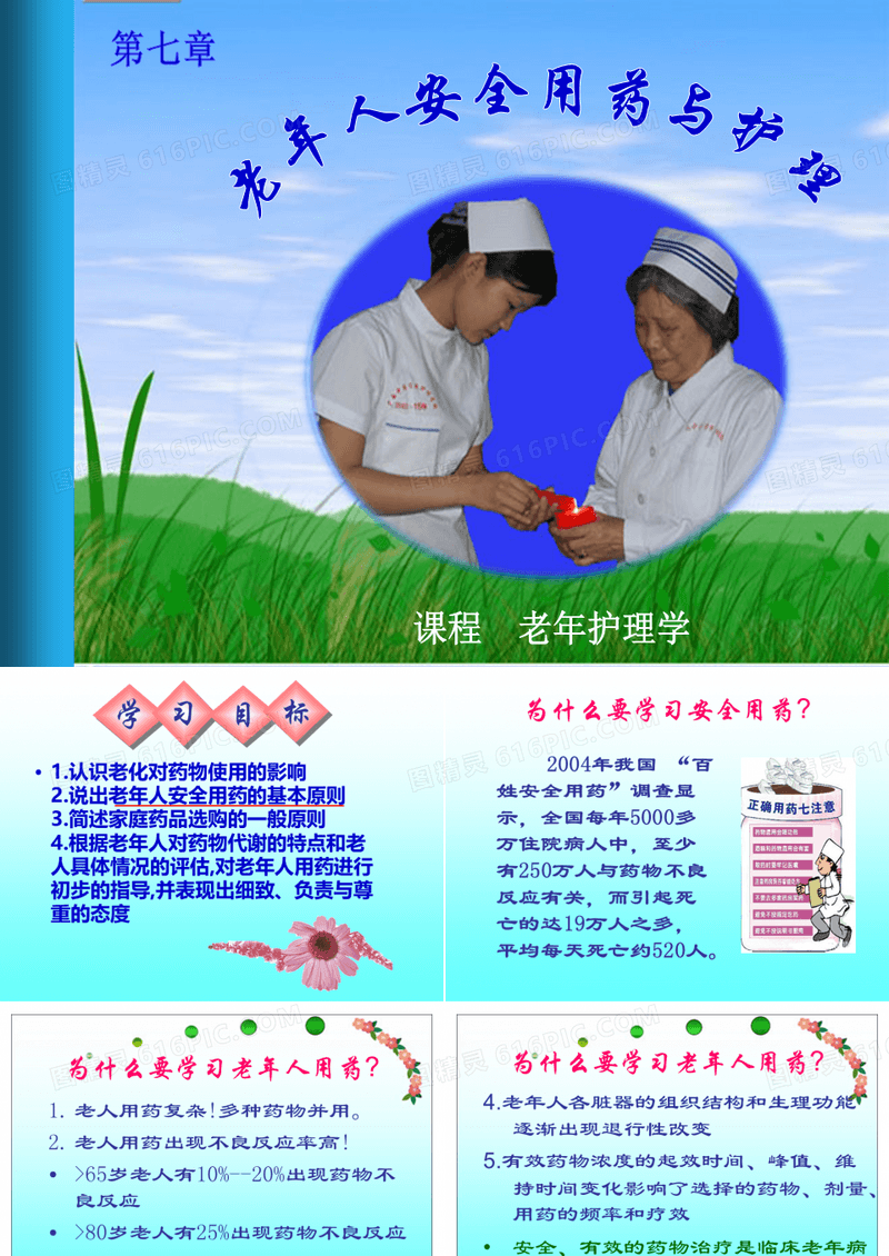 第七章老年人的安全用药与护理