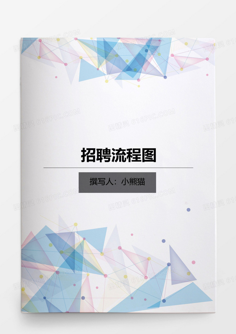 招聘管理相关流程图word文档