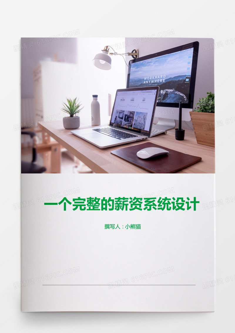 完整的薪资系统设计word文档