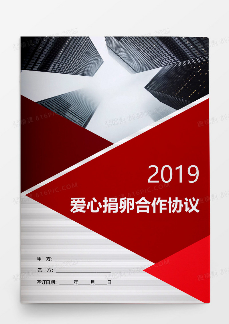 爱心捐卵合作协议word模板