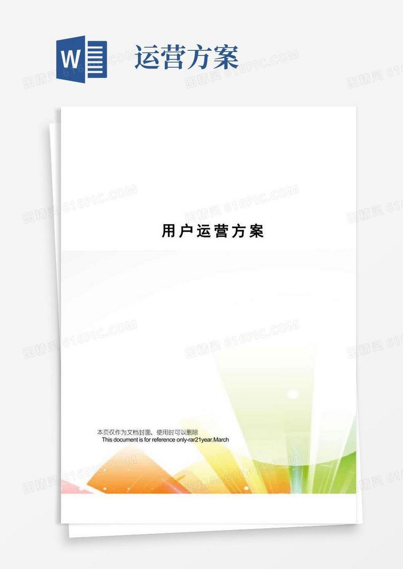 大气版用户运营方案