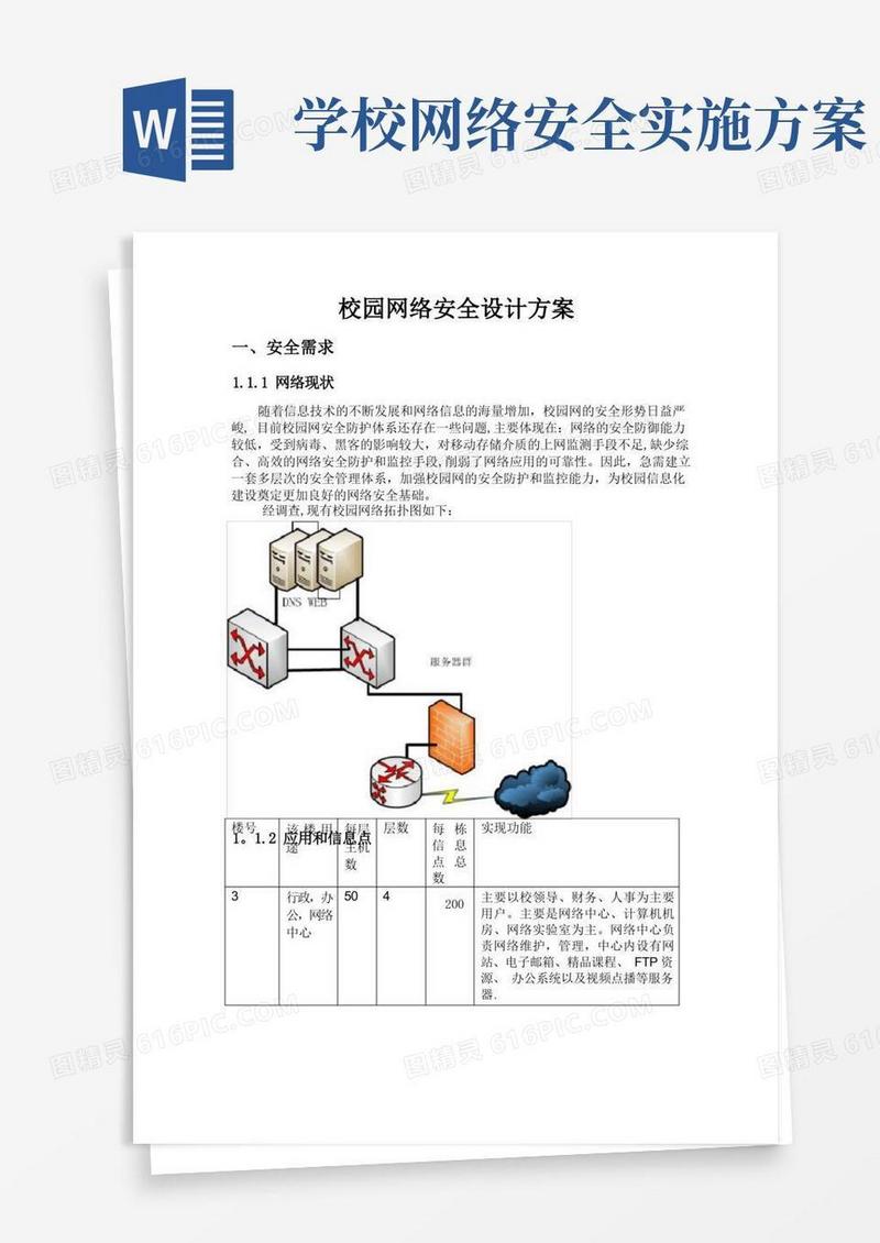 方便的校园网络安全设计方案