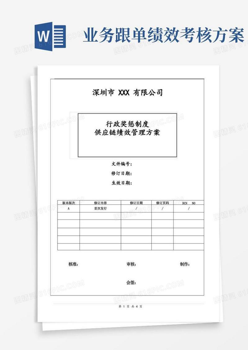 大气版供应链人员绩效方案