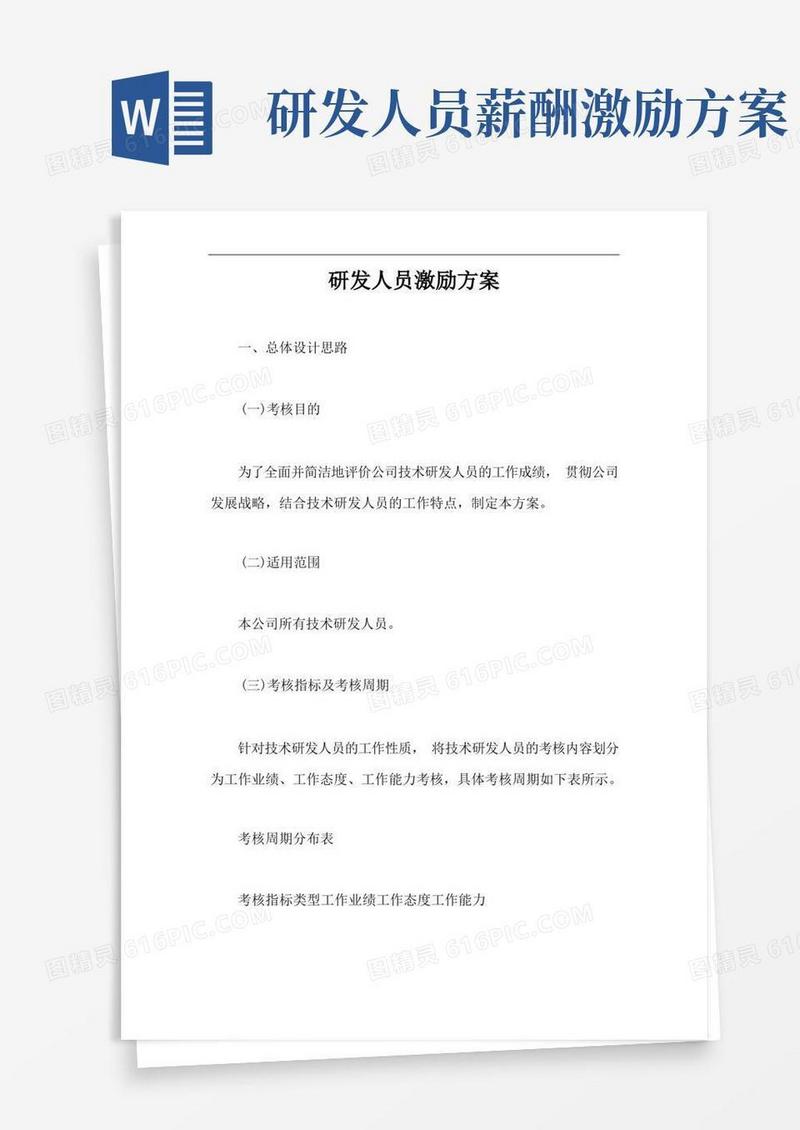 实用的研发人员激励方案【最新版】