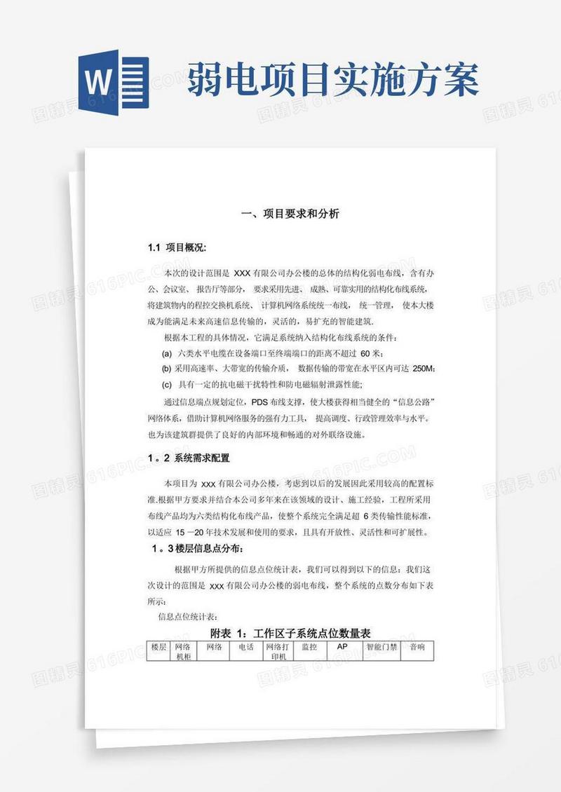 好用的弱电施工方案