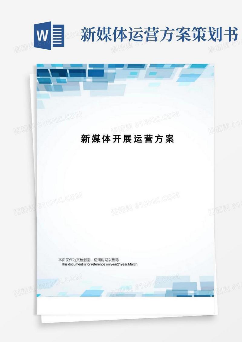 新媒体开展运营方案
