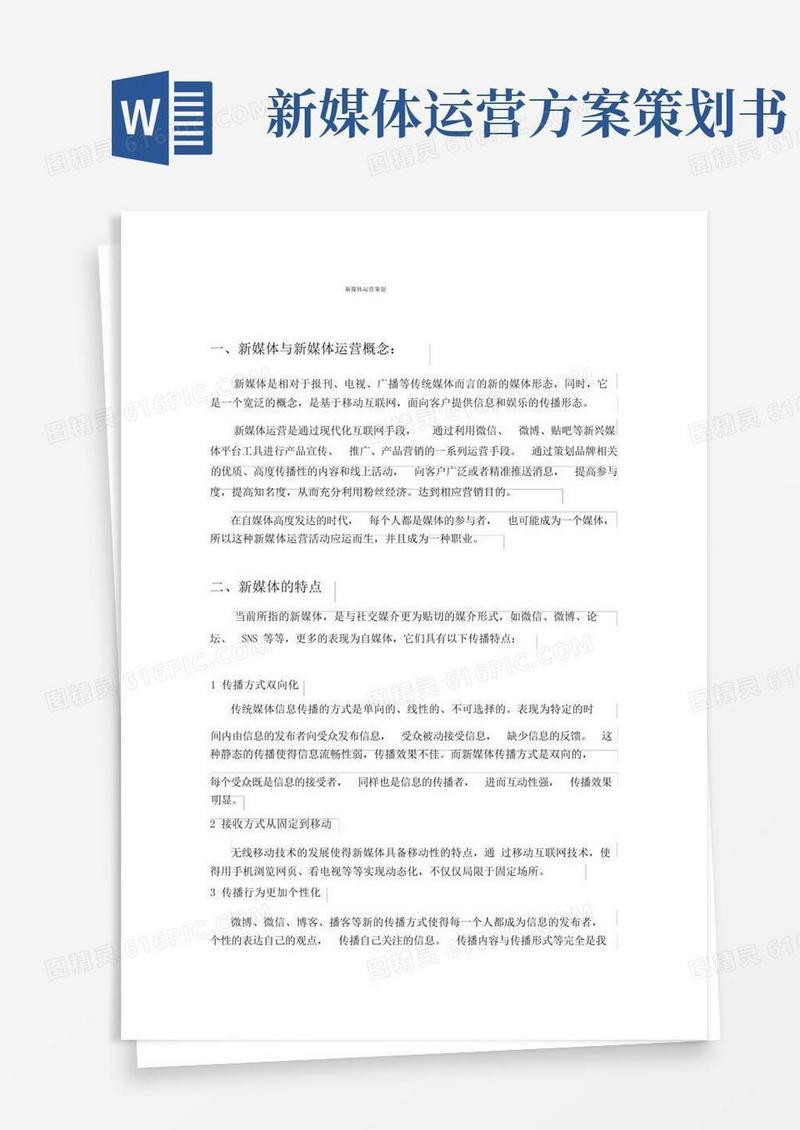 某新媒体运营方案