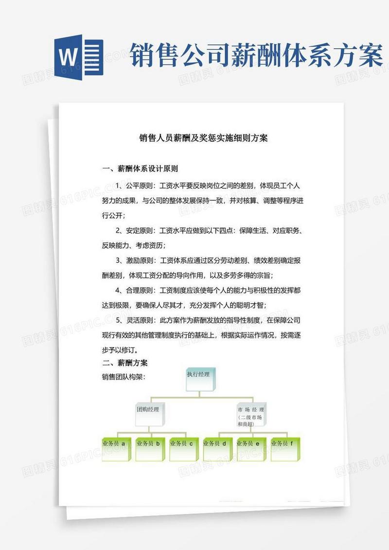 【销售薪酬体系】销售人员提成及薪酬制度