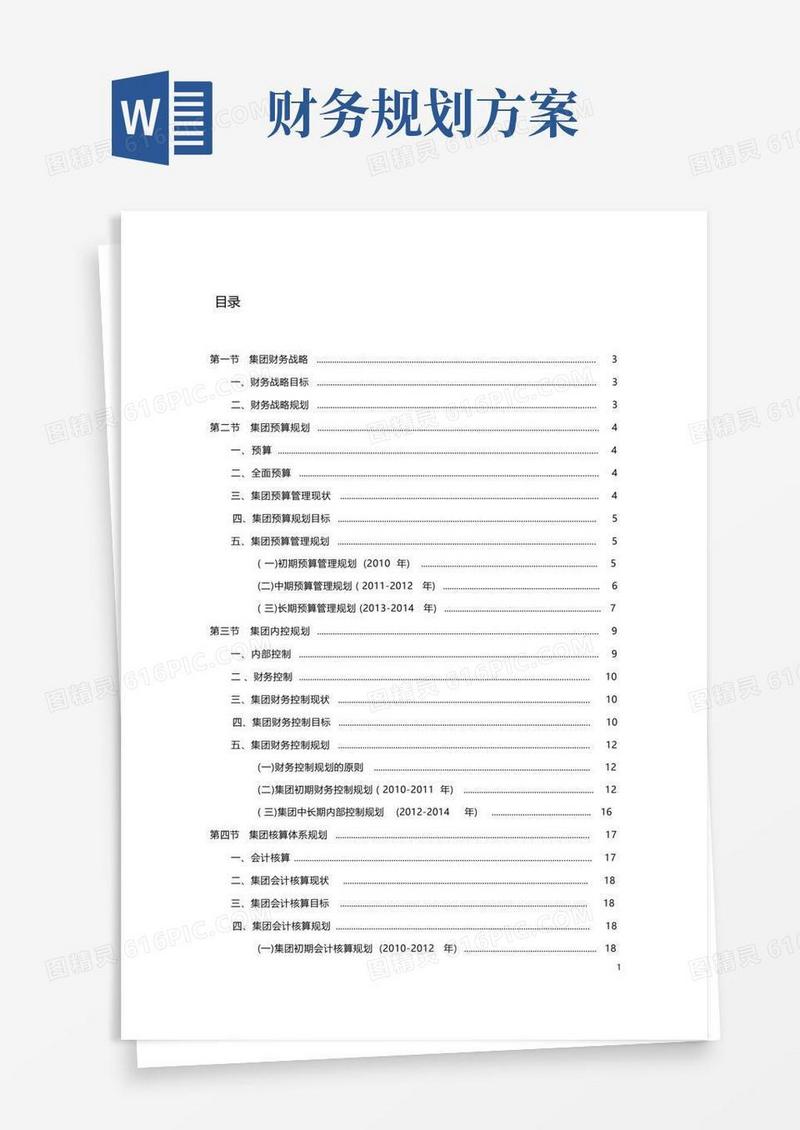 公司财务规划