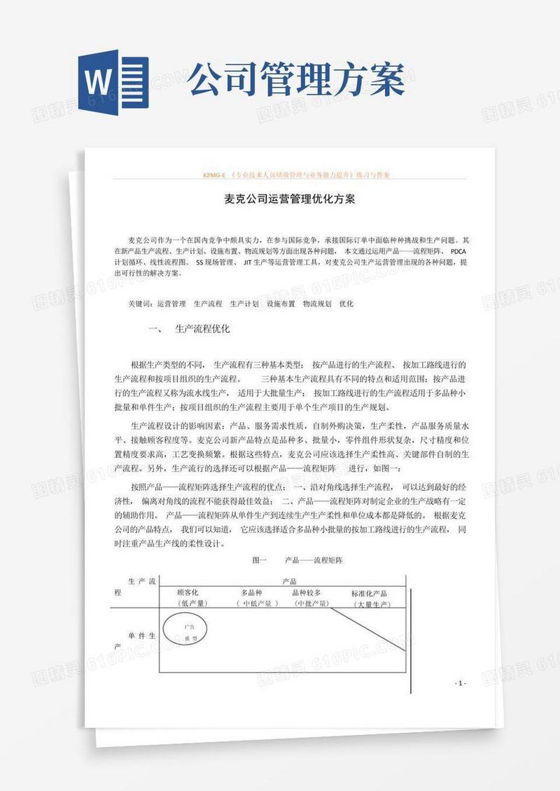 公司运营管理优化方案